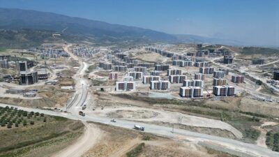 Hatay'ın merkez Antakya ilçesi Dikmece Mahallesi'nde 6 Şubat 2023'teki depremlerden