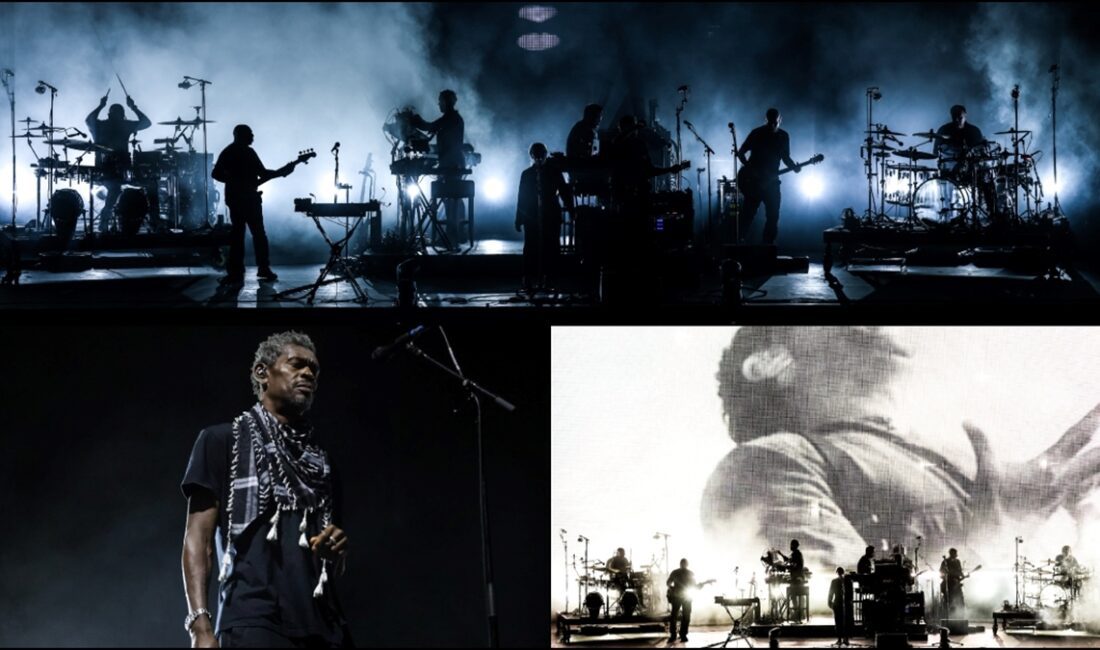 Ünlü İngiliz müzik grubu Massive Attack, İstanbul'da hayranlarıyla bir araya