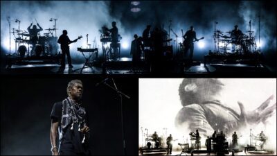 Ünlü İngiliz müzik grubu Massive Attack, İstanbul'da hayranlarıyla bir araya