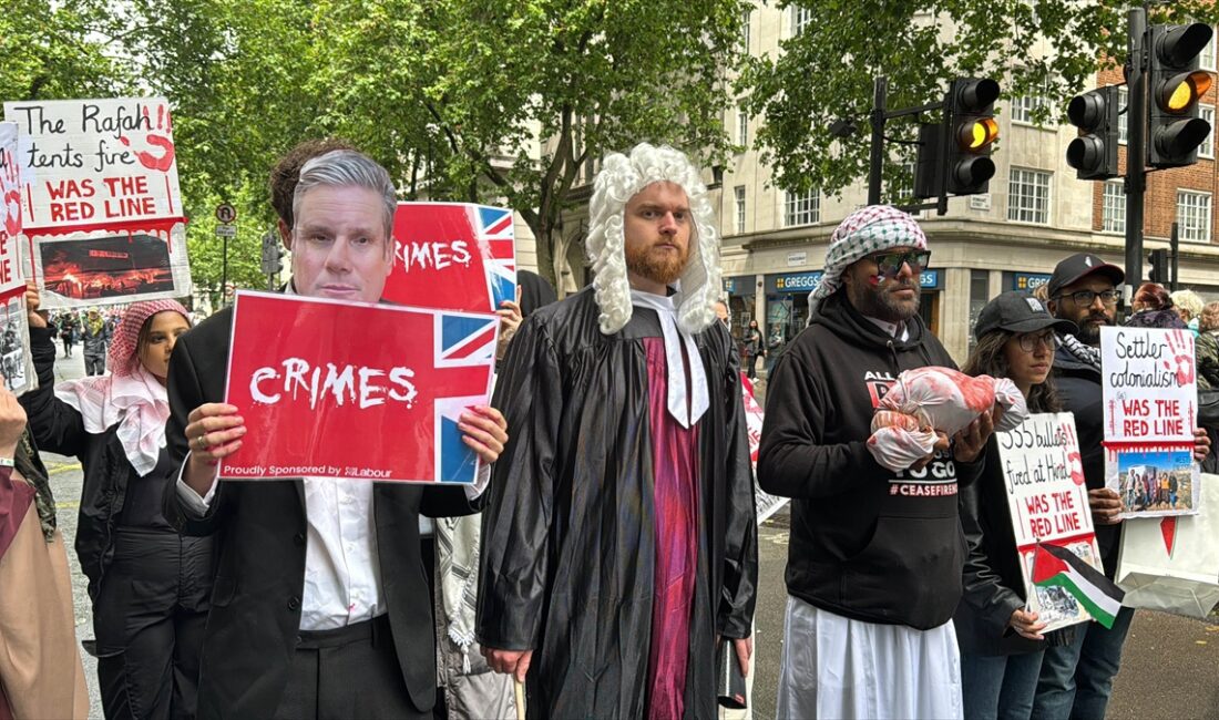 LONDRA (AA) – Filistin Dayanışma Kampanyası (PSC), Savaşı Durdur Koalisyonu