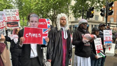 LONDRA (AA) – Filistin Dayanışma Kampanyası (PSC), Savaşı Durdur Koalisyonu