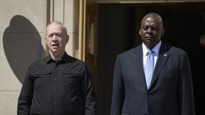 İsrail Savunma Bakanı Yoav Gallant, ABD Savunma Bakanı Lloyd Austin