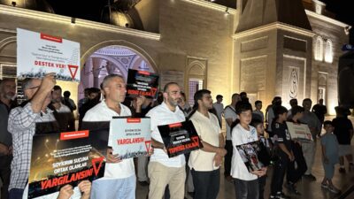 ANTALYA (AA) – Antalya'da İsrail'in Gazze'ye yönelik saldırılarına tepki amacıyla