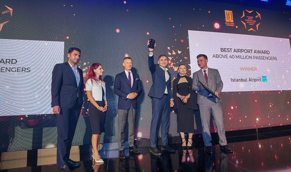 İstanbul Havalimanı, Avrupa Uluslararası Havalimanları Konseyi (ACI Europe) tarafından 40