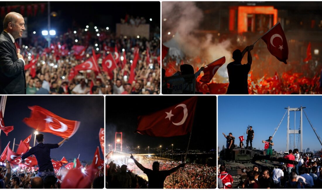 FETÖ'nün 15 Temmuz 2016'da düzenlediği darbe girişimi sırasında 15 Temmuz