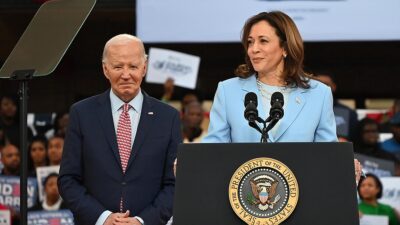 ABD Başkanı Biden'ın başkanlık seçiminde adaylıktan çekilip yerine önerdiği Harris,
