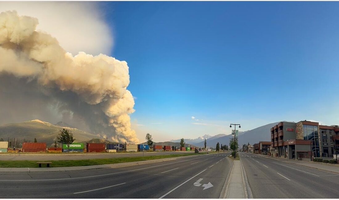 ANKARA (AA) – BBC’de yer verilen fotoğraflarda, Jasper bölgesinde 19