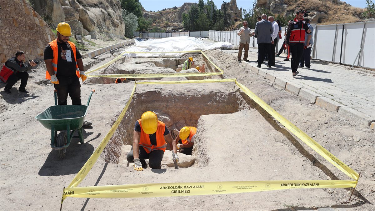 Nevşehir'in Göreme beldesindeki Göreme Açık Hava Müzesi alanından geçen, 2022
