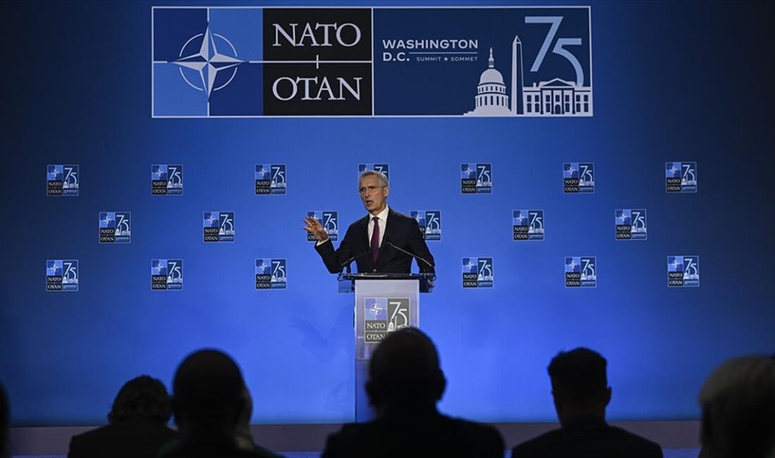 NATO Genel Sekreteri Stoltenberg, ABD'nin başkentinde düzenlenen 75. NATO Zirvesi'nde,