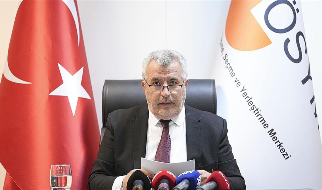 ÖSYM Başkanı Ersoy, Kamu Personel Seçme Sınavı (KPSS) Lisans Genel