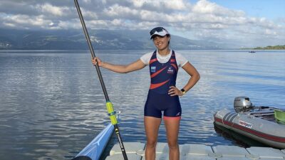 Türkiye'yi olimpiyatlarda temsil edecek ilk kadın kürek sporcusu Elis Özbay,