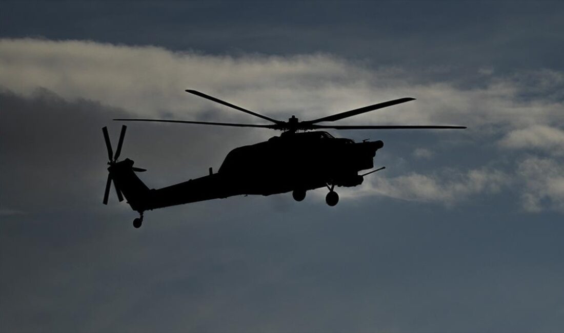Rusya'da Mi-28 model askeri helikopter düştü. Kaza sonucu mürettebat hayatını