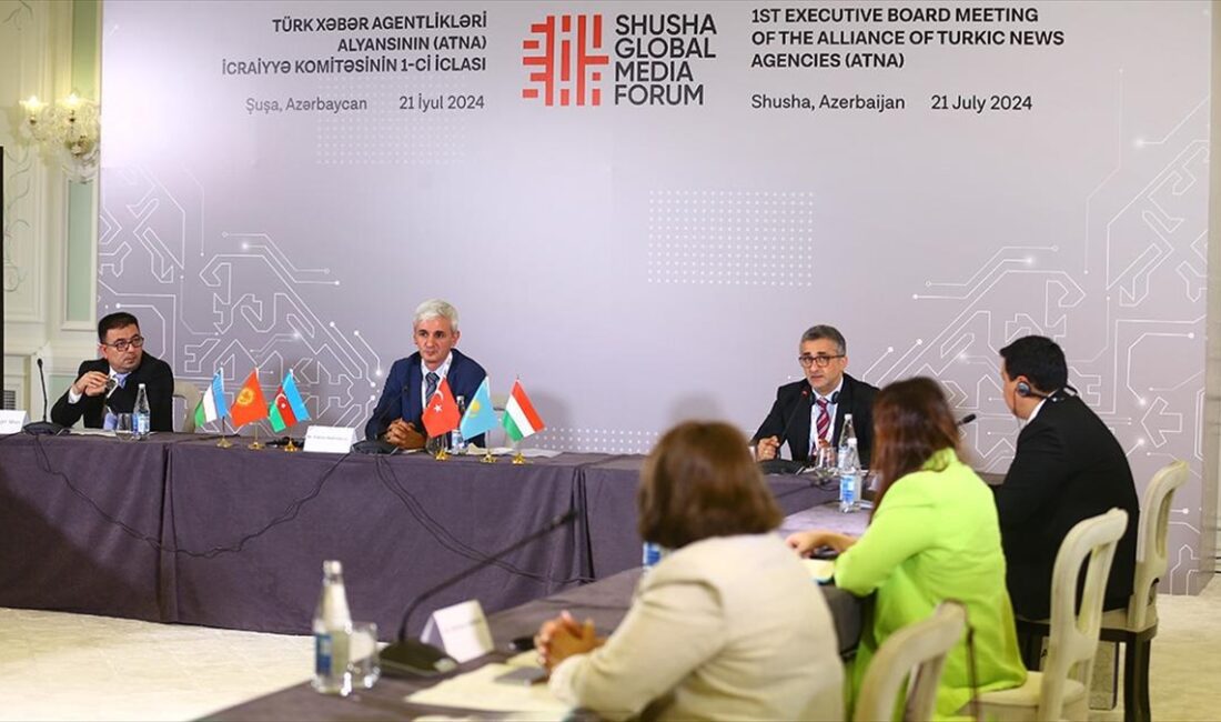 Azerbaycan'da, Türk Haber Ajansları Birliği'nin (ATNA) ilk yönetim kurulu toplantısı