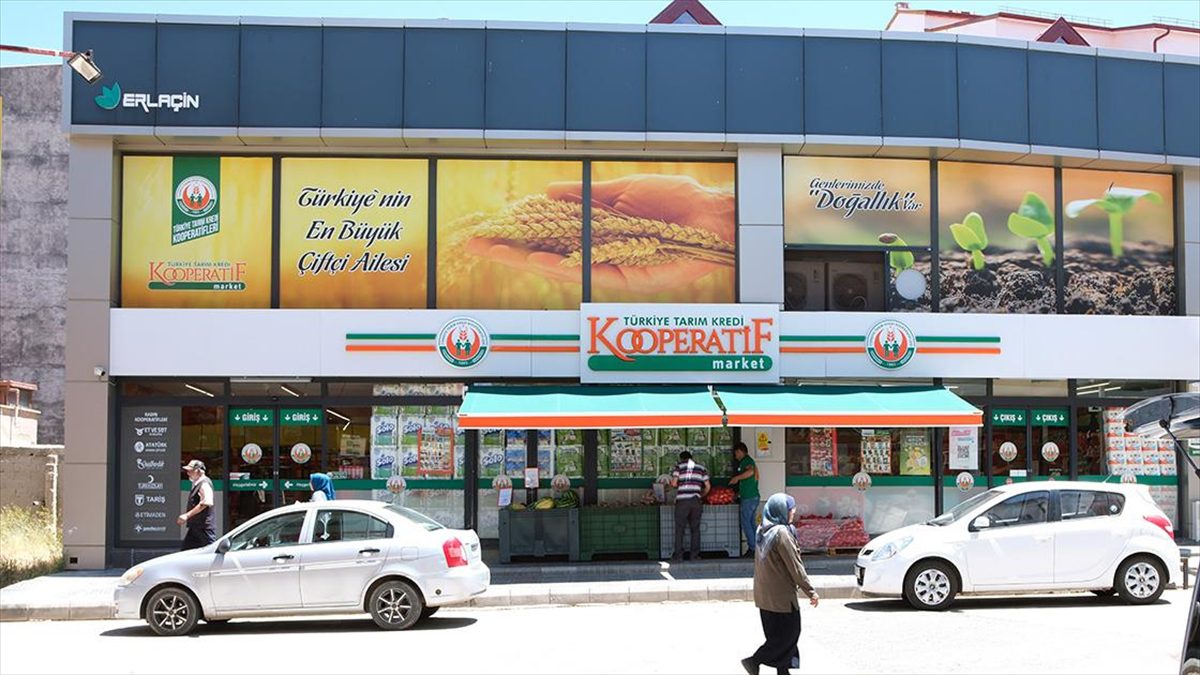 Türkiye Tarım Kredi Kooperatifleri Genel Müdürü Hüseyin Aydın, "Marketlerimizde ortalama