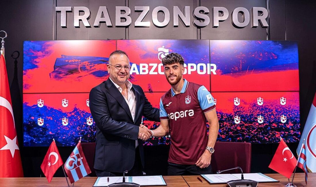 Trabzonspor Kulübü, 23 yaşındaki Portekizli oyuncu Pedro Jorge Gonçalves Malheiro