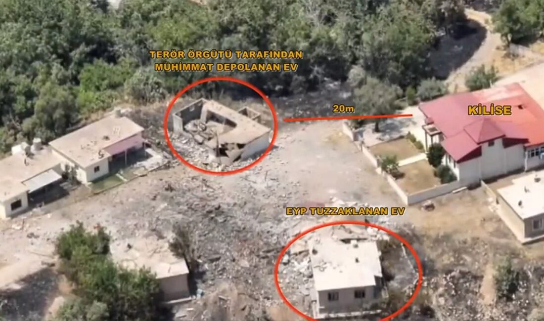 Milli Savunma Bakanlığı (MSB), PKK terör örgütünün Irak'ın kuzeyinde mühimmat