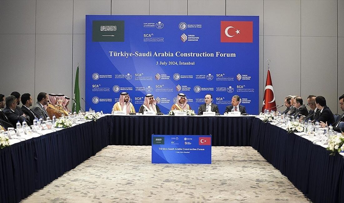 Türkiye-Suudi Arabistan İnşaat Forumu, Türkiye Müteahhitler Birliği (TBM) organizasyonunda, Suudi