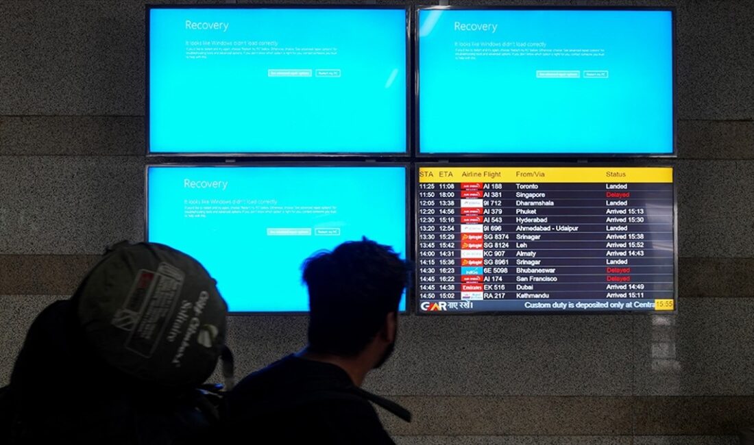 Siber güvenlik hizmeti veren CrowdStrike'tan kaynaklanan küresel yazılım sorununun en