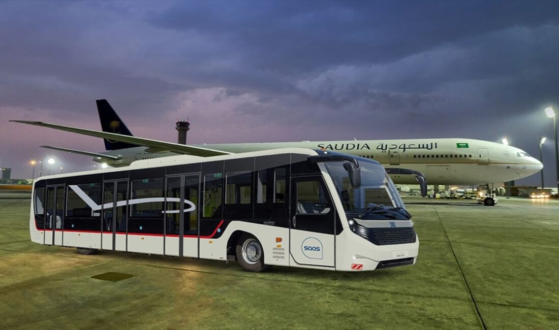 Türkiye’nin "ilk yerli apron otobüsü" unvanına sahip NEOPORT, Suudi Arabistan'a
