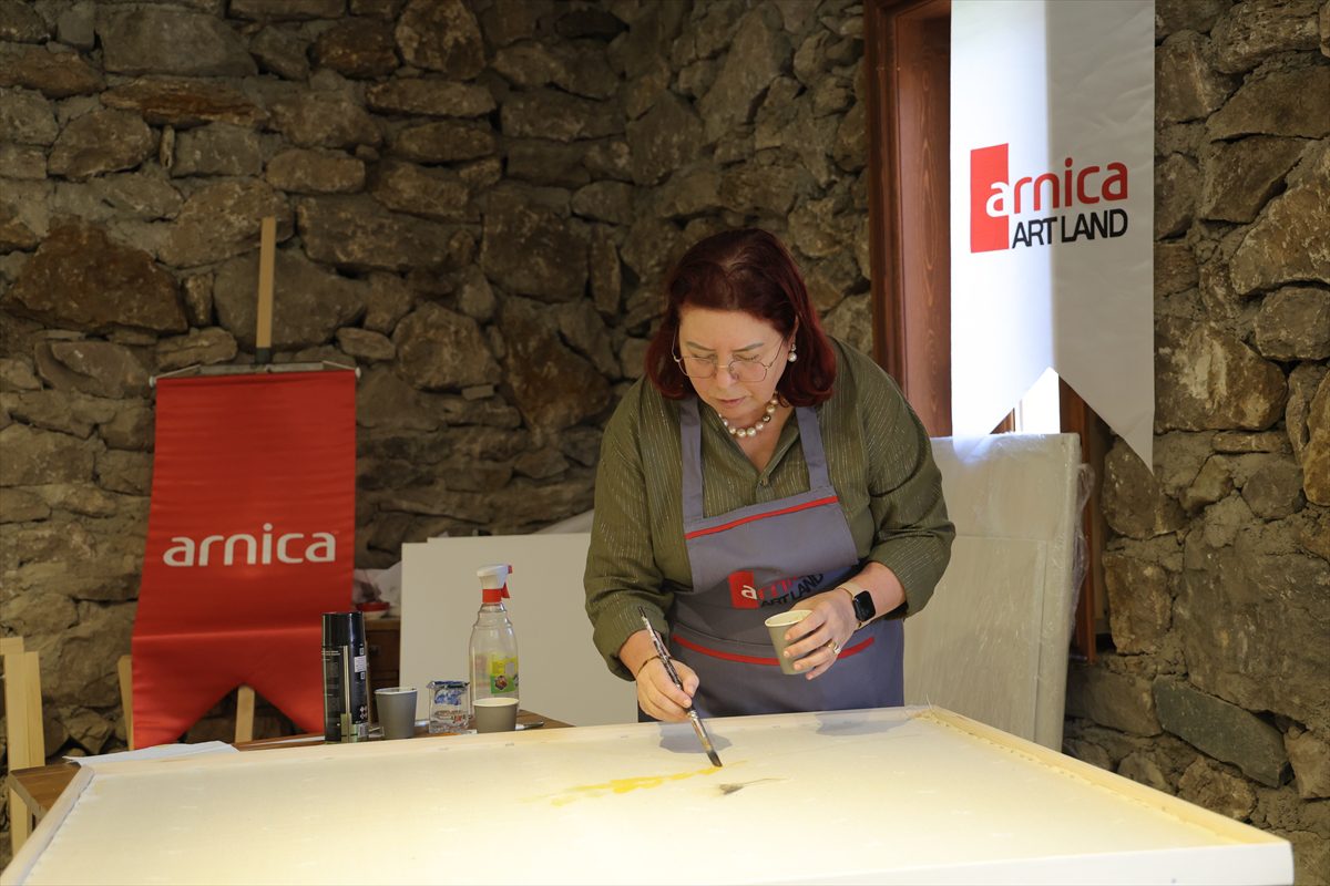 İSTANBUL (AA) – Arnica Art Land Sanat Çalıştayı'nın üçüncüsü, Kenan