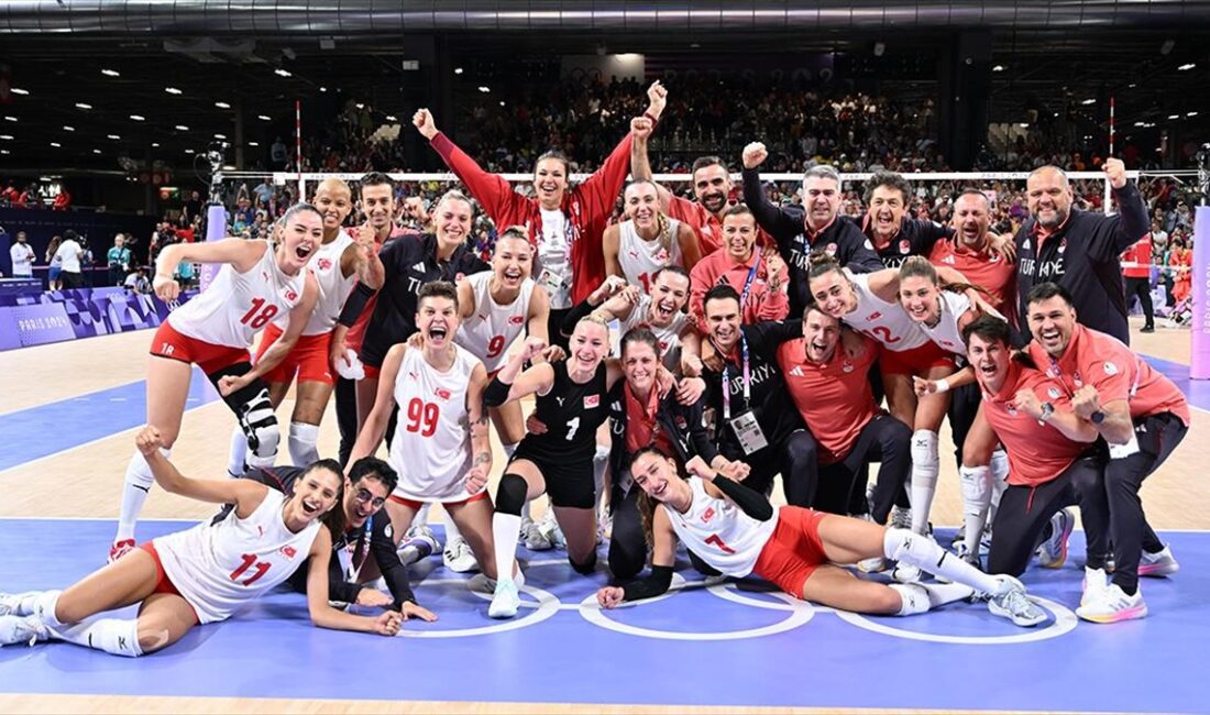 A Milli Kadın Voleybol Takımı, Paris 2024 Olimpiyat Oyunları'nın çeyrek