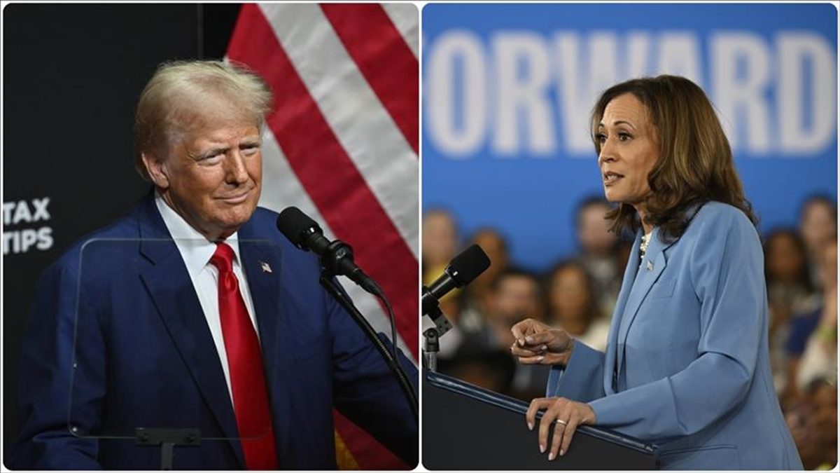ABD'de 5 Kasım'da yapılacak başkanlık yarışında Demokrat Kamala Harris ile