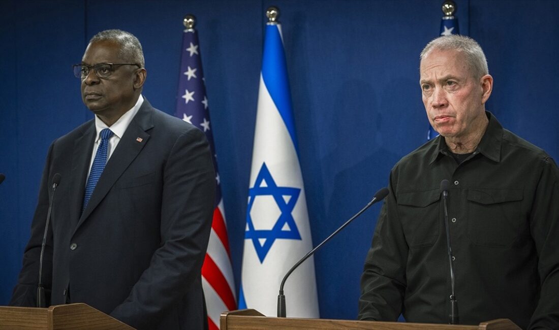 ABD Savunma Bakanı Lloyd Austin, İsrail Savunma Bakanı Yoav Gallant