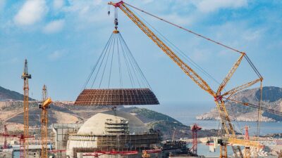 Mersin'in Gülnar ilçesinde yapımı süren Akkuyu Nükleer Güç Santrali'nde (NGS),