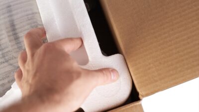 - EPS malzeme yerine kullanılacak oluklu mukavva, kağıt esaslı yapısı