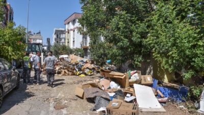 ANTALYA (AA) – Antalya'nın Kepez ilçesinde 2 evin bahçesinden 12