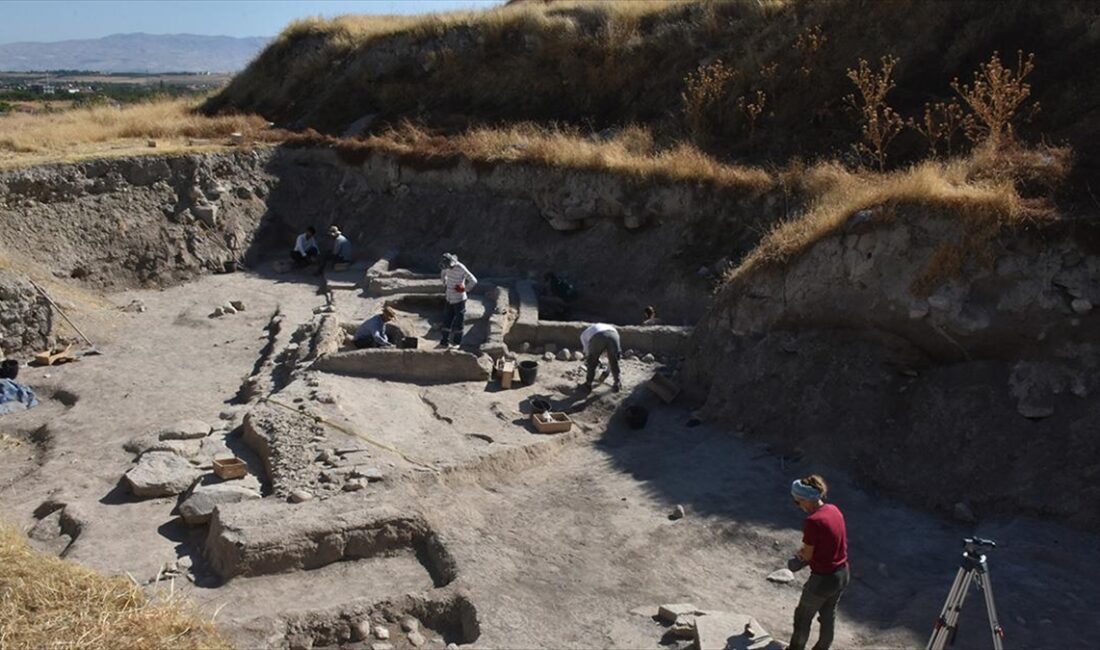 UNESCO Dünya Mirası Listesi'nde yer alan Malatya'daki Arslantepe Höyüğü'ndeki kazılarda