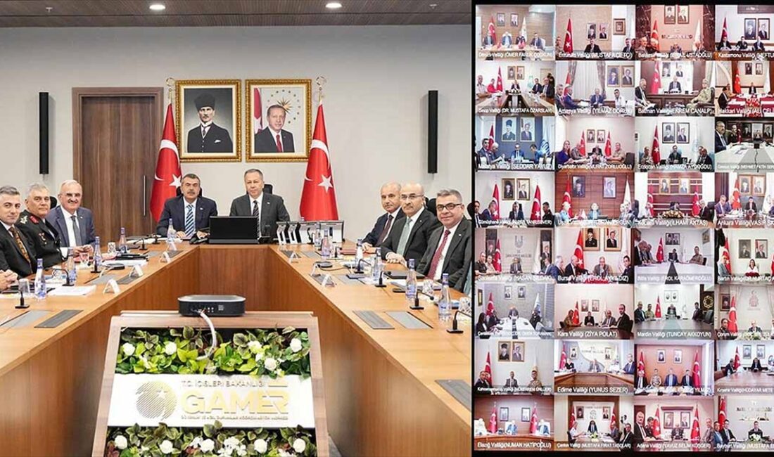 Milli Eğitim Bakanı Yusuf Tekin, 81 ilin valileri ve milli