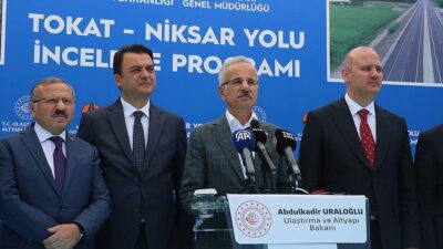 Ulaştırma ve Altyapı Bakanı Abdulkadir Uraloğlu, "(Tokat-Niksar kara yolu) Projeyi