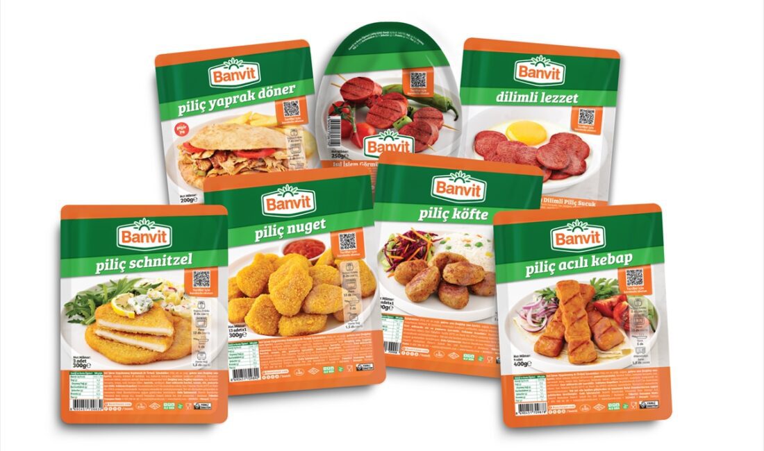 İSTANBUL (AA) – Banvit BRF'nin tasarımını yenilediği ambalajlı ürünleri raflardaki