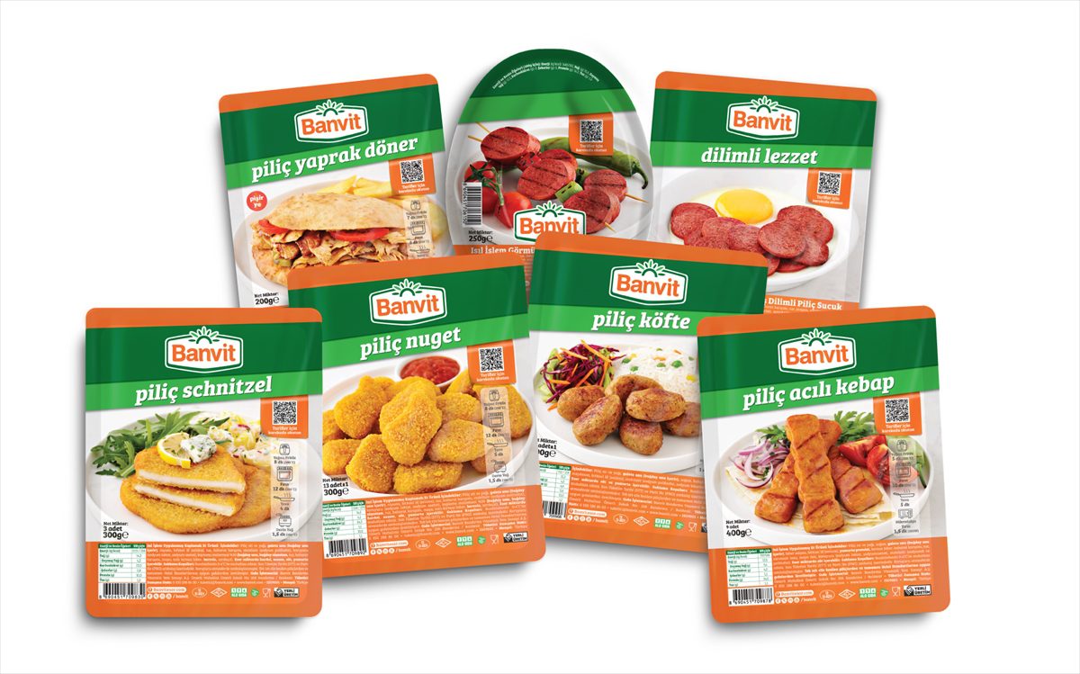 İSTANBUL (AA) – Banvit BRF'nin tasarımını yenilediği ambalajlı ürünleri raflardaki
