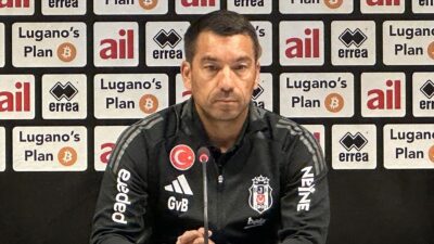 Beşiktaş Teknik Direktörü Giovanni van Bronckhorst, UEFA Avrupa Ligi play-off