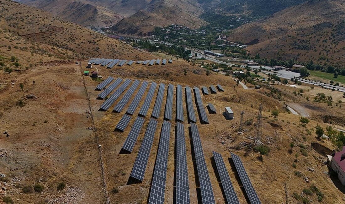 Bitlis Belediyesi, elektrik ihtiyacının büyük bölümünü 35 bin dönüm alana