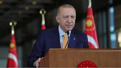 Cumhurbaşkanı Recep Tayyip Erdoğan, sel felaketi nedeniyle zor günler geçiren