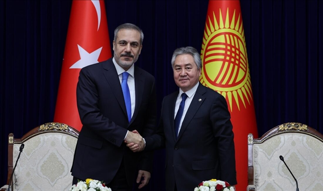 Dışişleri Bakanı Hakan Fidan, Kırgızistan Dışişleri Bakanı Ceenbek Kulubayev ile