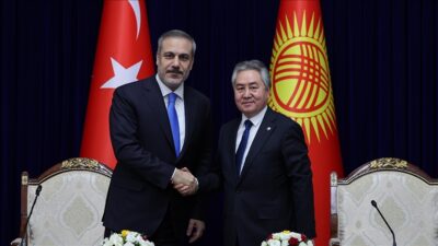 Dışişleri Bakanı Hakan Fidan, Kırgızistan Dışişleri Bakanı Ceenbek Kulubayev ile