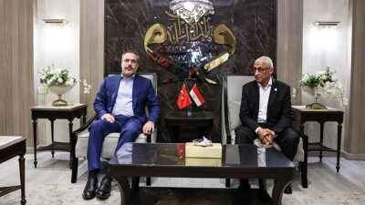 Dışişleri Bakanı Hakan Fidan, Mısır'da Kuzey Sina Valisi Tümgeneral Khaled