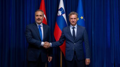 Dışişleri Bakanı Hakan Fidan, Slovenya Başbakanı Robert Golob tarafından kabul