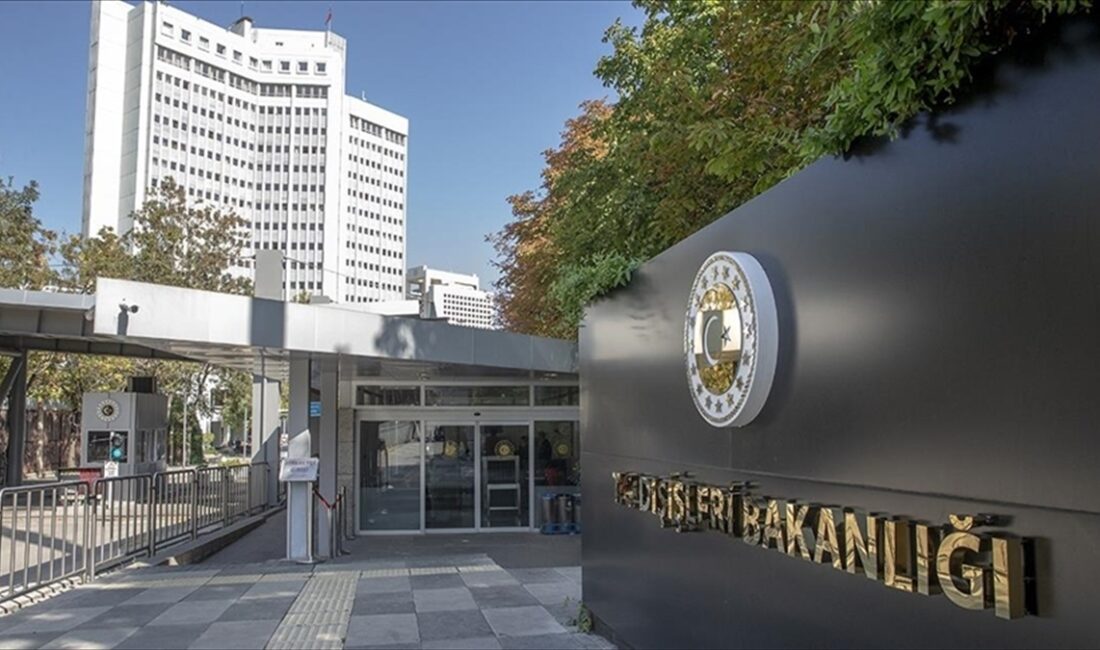 Dışişleri Bakanlığı, "İsrail'in Gazze şehrinin Derec Mahallesi'ndeki bir okul binasına