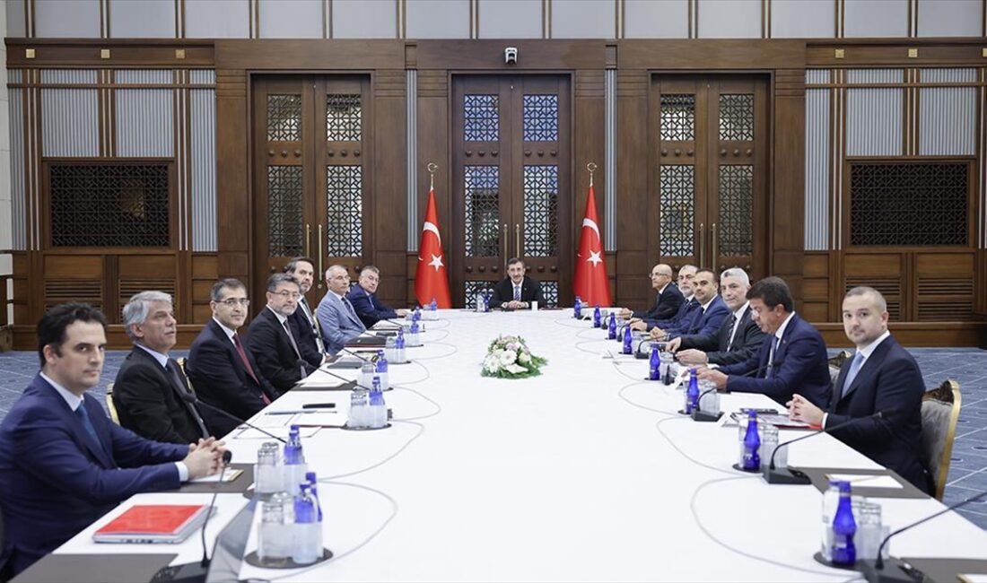 Ekonomi Koordinasyon Kurulu (EKK), Cumhurbaşkanı Yardımcısı Cevdet Yılmaz başkanlığında toplandı.