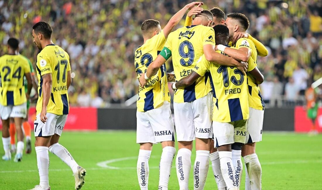 Fenerbahçe, Trendyol Süper Lig'in 4. haftasında konuk ettiği Corendon Alanyaspor'u