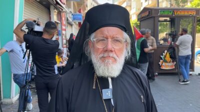 Batı Şeria’nın Ramallah kentinde bulunan Rum Katolik Kilisesi Başrahibi Abdullah