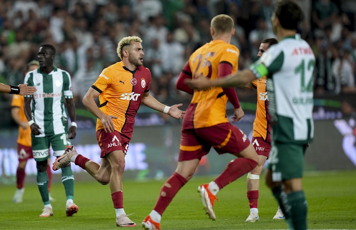 Trendyol Süper Lig'in 2. haftasında Galatasaray, konuk olduğu TÜMOSAN Konyaspor'u
