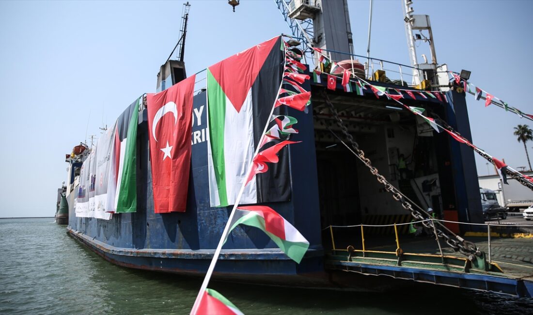 MERSIN (AA) – İHH ve Kuveyt kurumlarınca hazırlanan gıda, hijyen,