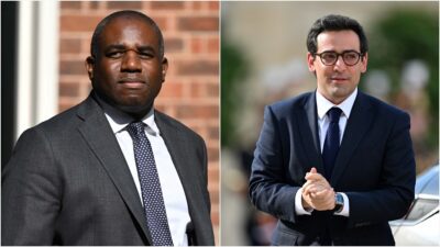 İngiltere Dışişleri Bakanı David Lammy ile Fransa Dışişleri Bakanı Stephane