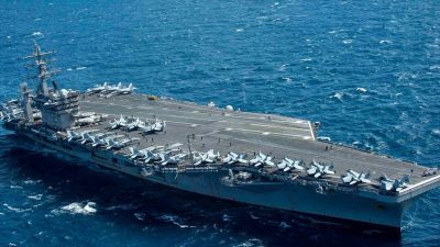 TAHRAN (AA) – İran devlet televizyonu, H&uuml;rm&uuml;z Boğazı’nda Amerikan u&ccedil;ak